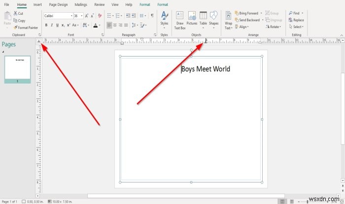 Microsoft Publisher에서 눈금자 표시·숨기기 및 활용 방법 총정리