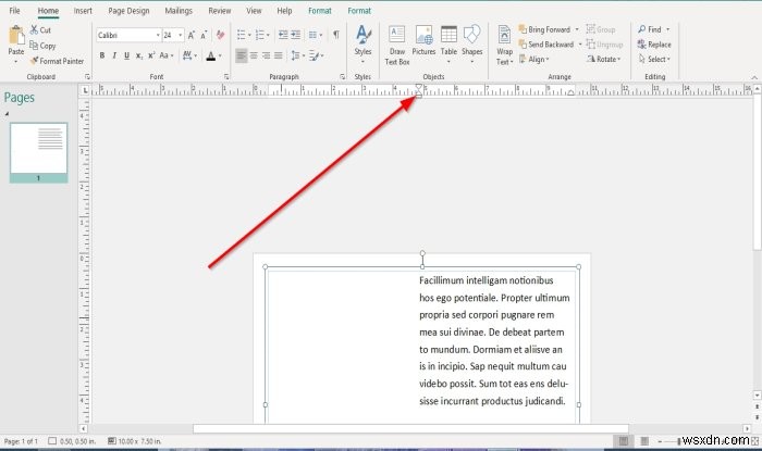 Microsoft Publisher에서 눈금자 표시·숨기기 및 활용 방법 총정리