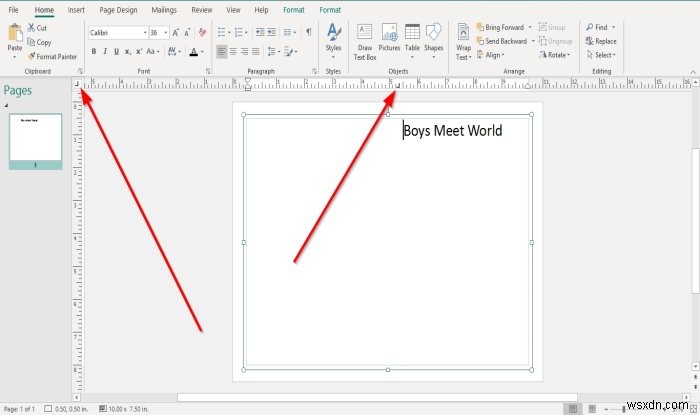 Microsoft Publisher에서 눈금자 표시·숨기기 및 활용 방법 총정리