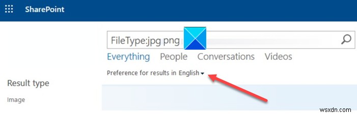 SharePoint 검색이 다른 언어의 결과를 표시하지 않을 때 해결하는 방법