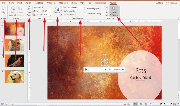 파워포인트(PowerPoint) 슬라이드에 배경 음악 추가하는 방법