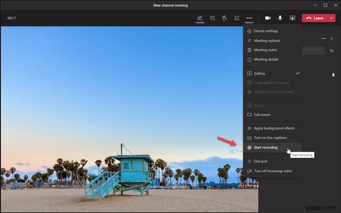 Windows 10 PC와 안드로이드 스마트폰에서 Microsoft Teams 회의 녹음하는 방법