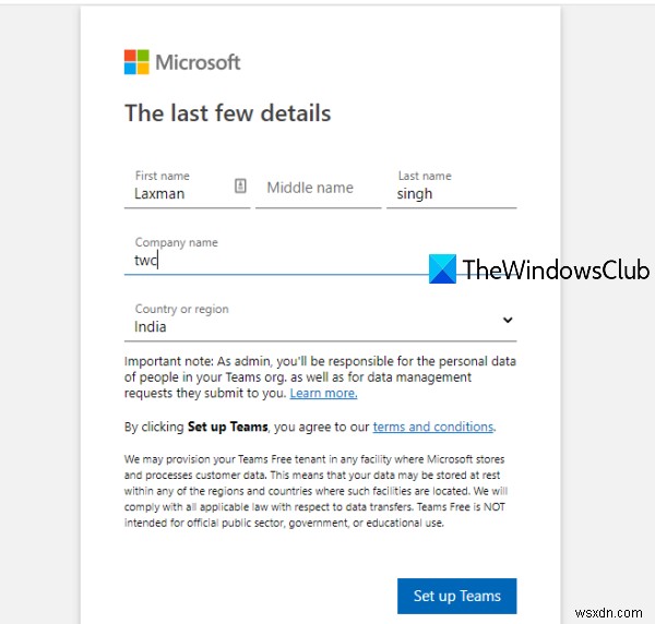 Microsoft Teams  아직 Teams에 속해 있지 않지만 조직용으로 설정할 수 있습니다  오류 해결 방법