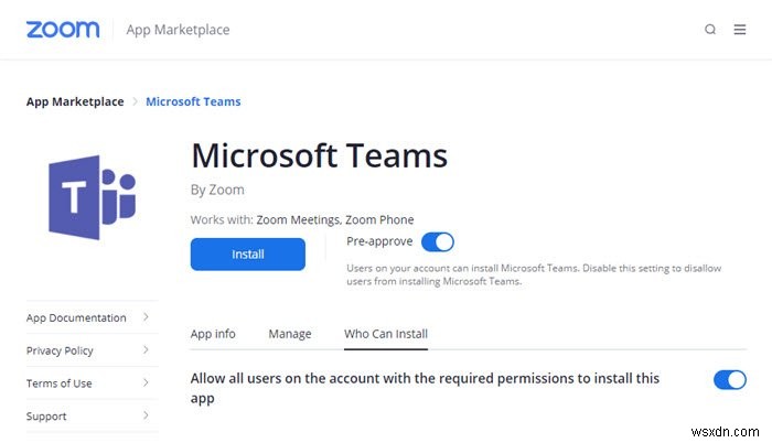 Microsoft Teams에 Zoom을 추가하고 연동하는 방법