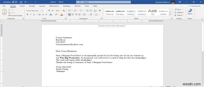 Microsoft Word에서 편지 병합(메일 머지) 사용하는 방법