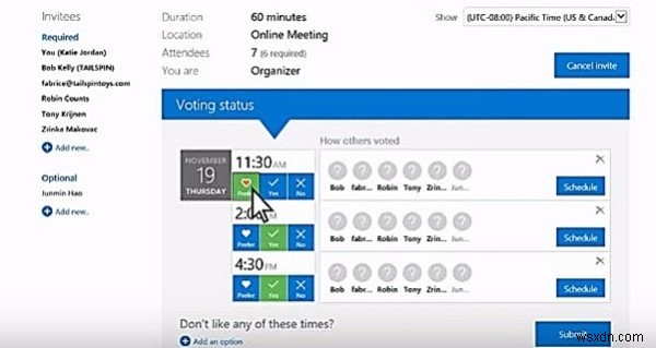 마이크로소프트 FindTime으로 Outlook 회의 예약을 더 빠르게 하는 방법