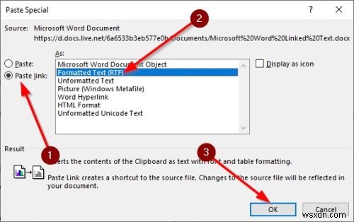 Microsoft Word 연결된 텍스트로 여러 문서 한 번에 업데이트하는 방법