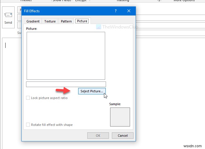 Outlook 이메일 배경색과 배경 이미지 추가·변경하는 방법