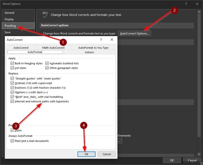 마이크로소프트 워드(Microsoft Word)에서 하이퍼링크 추가 및 제거하는 방법