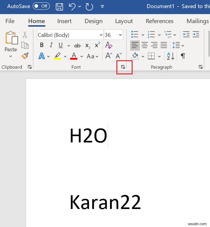 Word, Excel, PowerPoint에서 위 첨자·아래 첨자 서식 지정하는 방법 (단축키 포함)