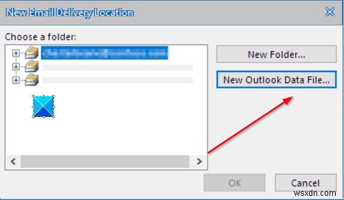 OneDrive에서 Outlook .pst 데이터 파일 삭제하는 방법