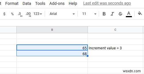 엑셀에서 일정 간격으로 증가하는 셀 자동 채우는 방법