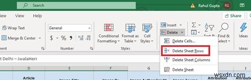 엑셀(Microsoft Excel)에서 여러 행 한 번에 삭제하는 4가지 방법