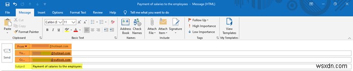 Outlook 앱에서 새 이메일 작성하는 방법: 탭별 주요 기능 완벽 가이드