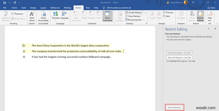 MS Word 편집 제한(Restrict Editing) 기능으로 문서 보호하는 완벽 가이드