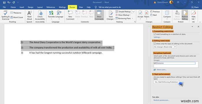 MS Word 편집 제한(Restrict Editing) 기능으로 문서 보호하는 완벽 가이드