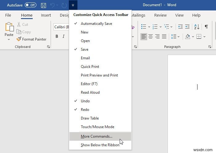 Microsoft Office 앱에서 패닝 핸드 기능 활성화하고 사용하는 방법