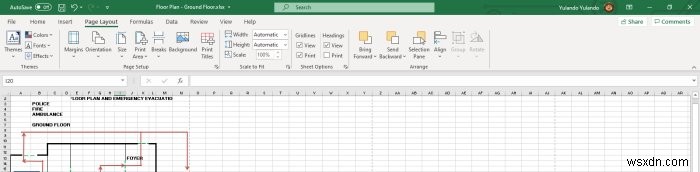 엑셀(Excel)로 간단한 평면도 디자인하는 방법
