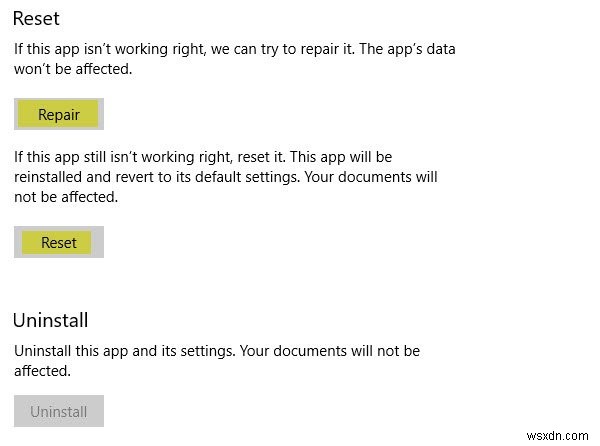 Windows 11/10에서 개별 Office 앱 재설정 또는 복구하는 방법