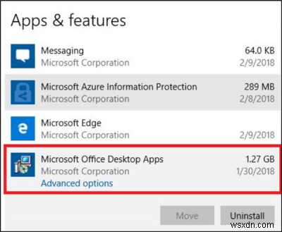 Windows PC에서 개별 Office 앱만 골라 제거하는 방법