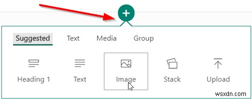Microsoft Sway에서 콘텐츠를 검색하고 추가하는 방법