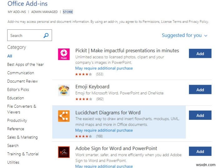 Microsoft Office에서 추가 기능(Add-in) 확인·설치·관리·제거하는 방법 총정리