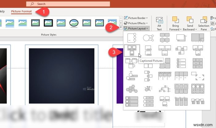 PowerPoint에서 사진 콜라주 만들기 및 삽입하는 방법