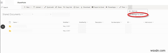 SharePoint 알림 확인, 삭제 및 관리하는 방법 완벽 가이드