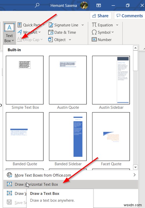 Microsoft Word에서 텍스트 방향 변경하는 방법