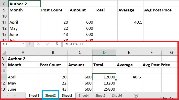 엑셀(Excel)에서 워크시트 그룹화하는 방법 – 한 번의 작업으로 모든 시트에 동시에 적용하기