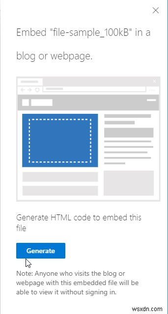 OneDrive로 웹사이트에 Word 문서 삽입하는 방법