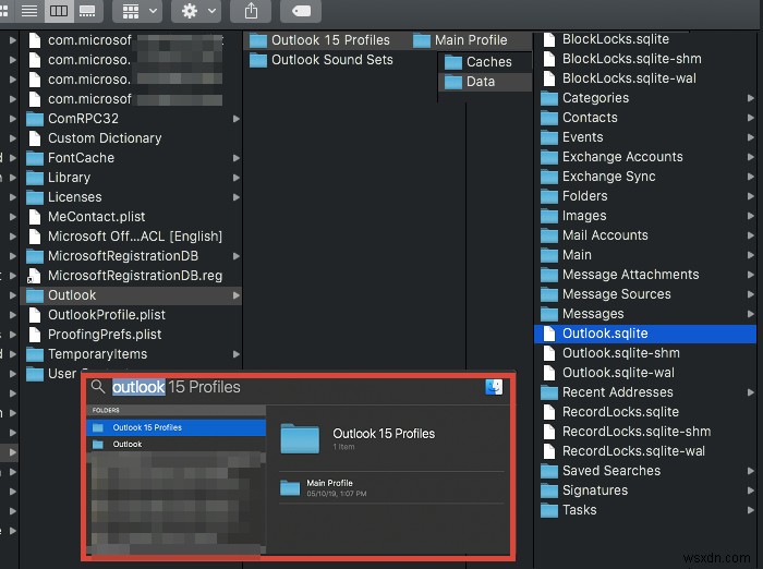 macOS에서 Outlook 데이터베이스 업그레이드 오류 해결 방법