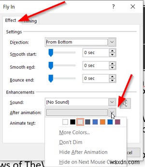 PowerPoint(파워포인트)에서 텍스트를 흐리게 표시하는 방법