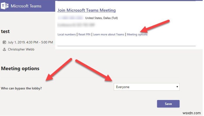 Microsoft Teams 미팅에서 참가자 역할 변경하는 방법