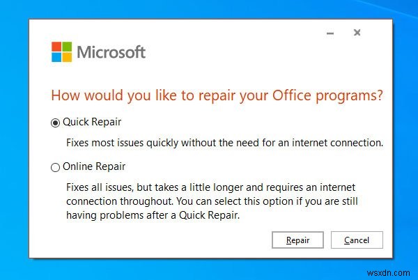 Office 365 죄송합니다. 일시적인 서버 문제가 있습니다 오류 해결 방법