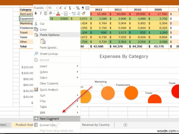 Office 365 앱에서 @멘션으로 댓글에 사람 태그하고 피드백 받는 방법