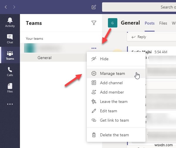 Microsoft Teams에서 멤버 역할 변경 및 구성원 제거하는 방법