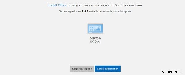 Office 365 구독 취소 및 자동 갱신 해제하는 방법