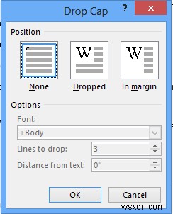 워드(Word)에서 문서 배경색 변경하고 첫 글자 장식(Drop Cap) 추가하는 방법