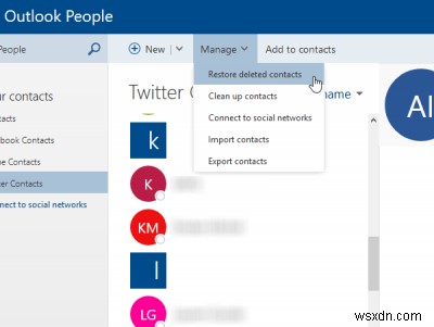 Outlook People 웹 앱으로 연락처를 스마트하게 관리하는 8가지 팁
