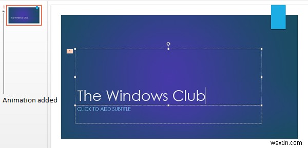 Microsoft PowerPoint 애니메이션에 음향 효과 추가하는 방법