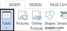 Microsoft Word에서 표 템플릿 저장하는 방법