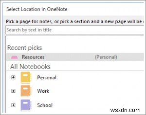 OneNote로 Outlook 예약 모임·비즈니스용 Skype 회의록 작성하는 방법