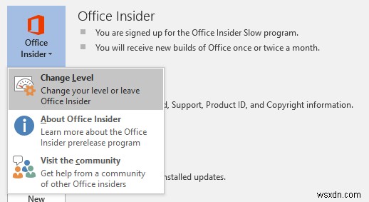 Office Insider 프로그램 가입 및 등급 변경 방법 – 단계별 완벽 가이드