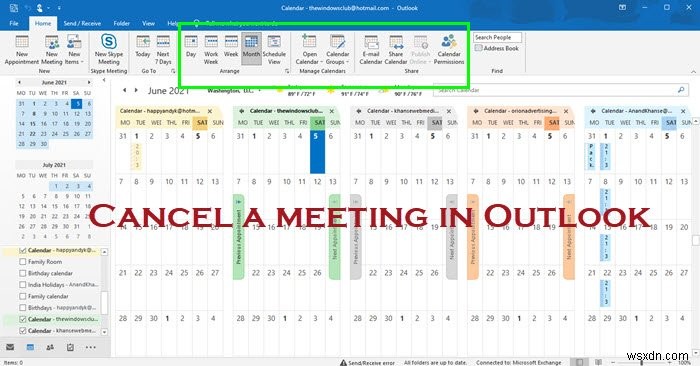 Outlook 일정에서 회의를 취소하는 방법 (일회성·반복 회의 완벽 정리)