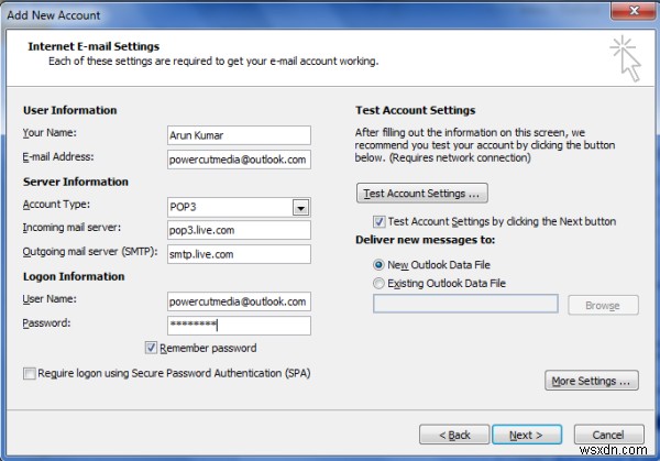 Outlook 데스크톱 앱에서 사용할 수 있는 Outlook.com 이메일 설정 완벽 가이드