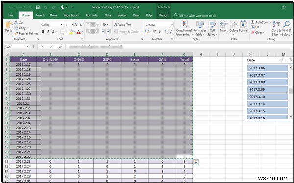 파워포인트(PowerPoint)에 Excel 워크시트 데이터 일부를 연결하는 방법