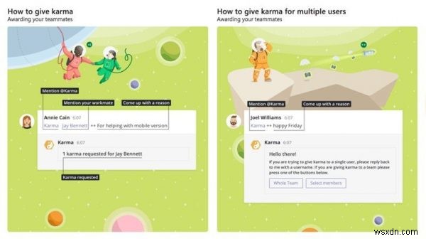 Karmabot으로 팀 성과 관리하기: Microsoft Teams에 Karmabot 추가하는 방법