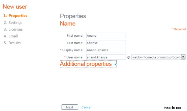 Office 365 관리자 계정으로 새 사용자 추가하는 방법