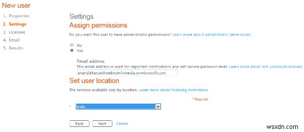 Office 365 관리자 계정으로 새 사용자 추가하는 방법